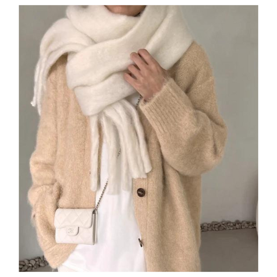 fluffy scarf