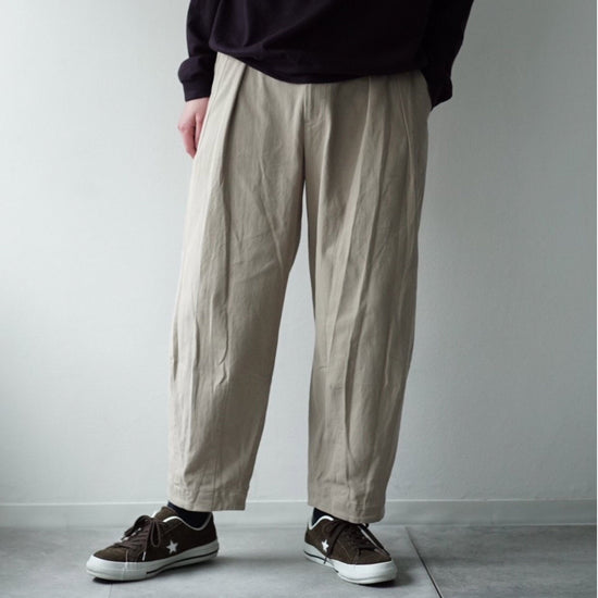 Barathea Cloth Balloon Pants(BEIGE)