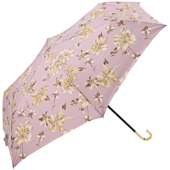 Folding Umbrella Sheer Floral Mini