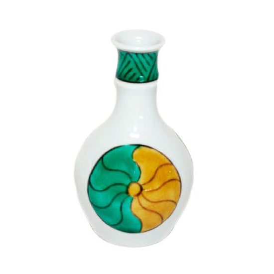 [Eisyou] (Lu) Blue handled roundel-shaped sake cup