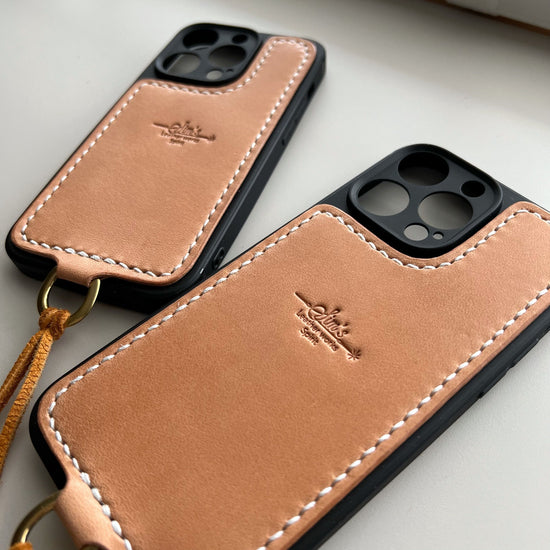 Back Case for iPhone (Saddle Leather)