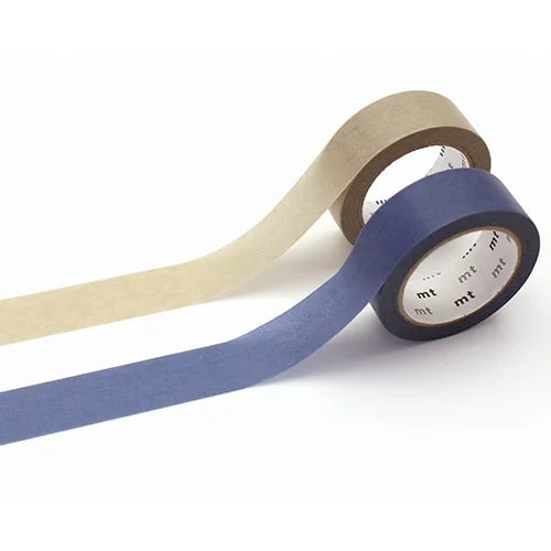 mt upcycle Masking Tape (Set of 2) – Blue × Pastel Gray, 15mm×7m