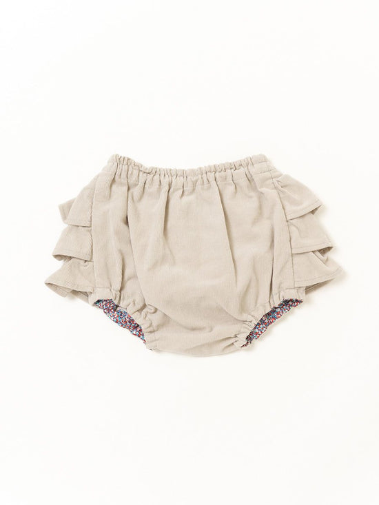 Frilled Pants Corduroy Light GY
