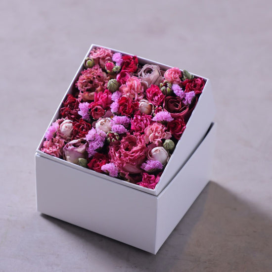 Flower Box-M-pink×red