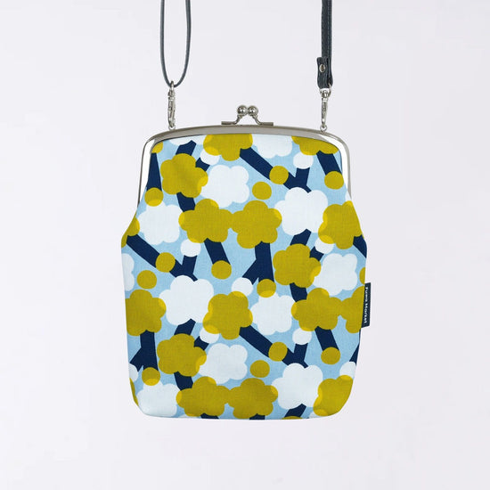 Kyoto Hand-Dyed Canvas Shoulder Clasp (Plum)