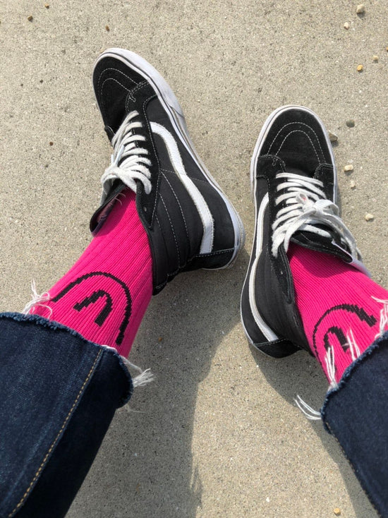 "Symbol -pink-" Socks