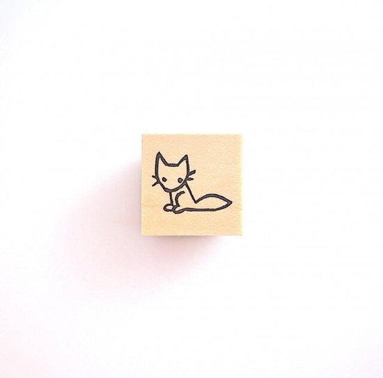 Rubber stamp [dimly lit fox].