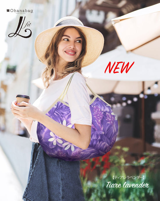 [L-fit Tiare Lavender] Hawaiian_OhanaBag/L-fit018