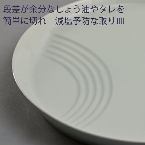 One plate [Aritayaki healthy low-sodium plate (white)].