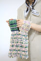 Handwoven tweed "p u r s e" 0 2 [made with apparel leftover yarn]