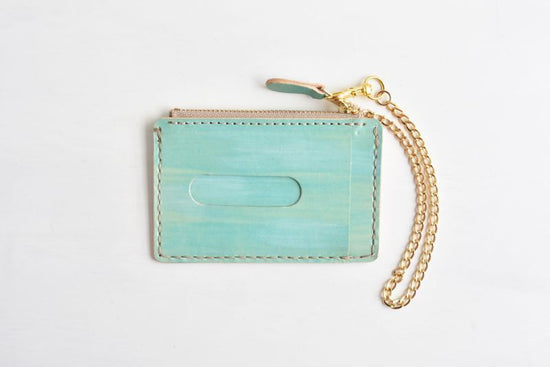 Sky blue No.91 (Pass case with coin purse)