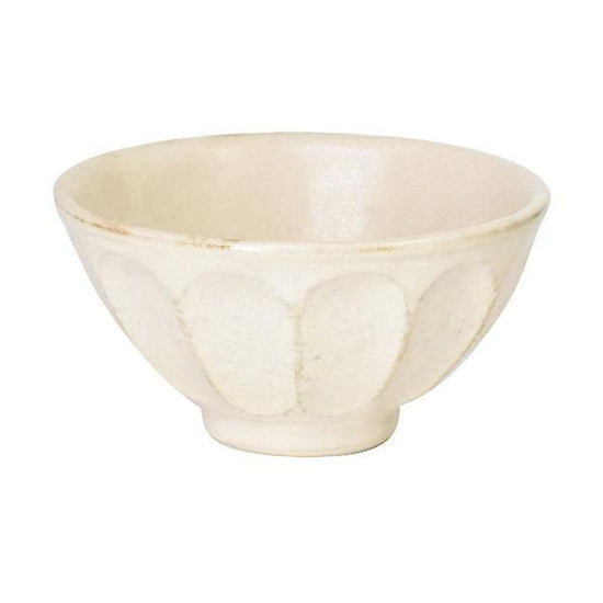 Rinka White Small Udonburi, white Japanese tableware, small bowl, made in Japan, Minoyaki, stylish, modern