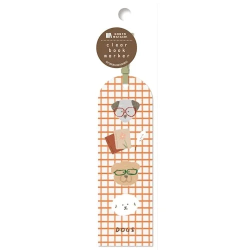 Furukawa Shiko Clear Bookmark – Book and Dog