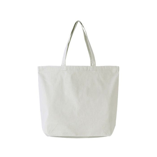 Basic tote bag [canvas] light gray "Sea turtle".