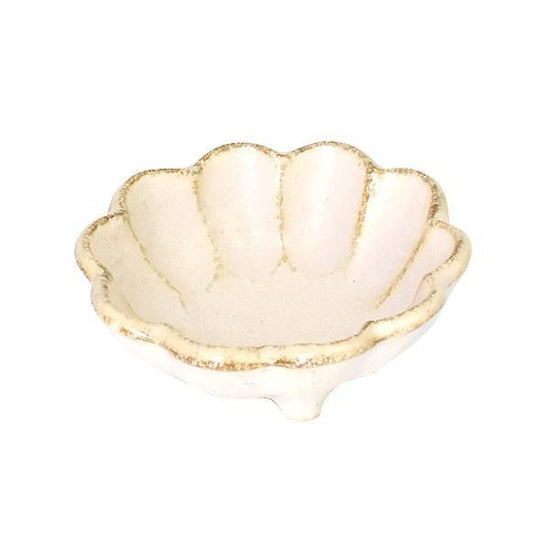 RINKA WHITE 8 bowls, white Japanese tableware, small bowls, made in Japan, Minoyaki, stylish, modern.