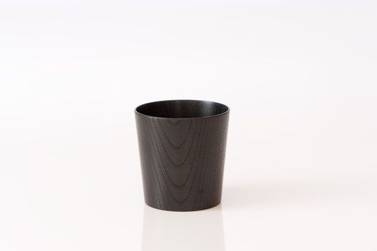 Wooden Cup Jet Black