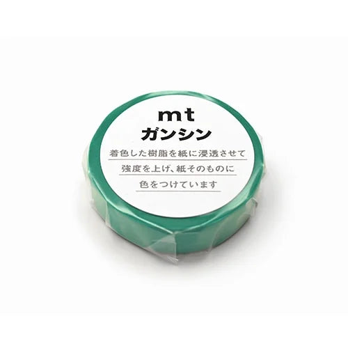 mt Gansin Large-Capacity Tape – Fresh Green, 15mm×20m