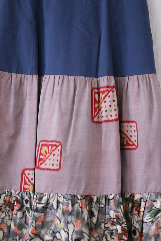 Kohana to Shikaku -Meisen Teered Skirt Navy