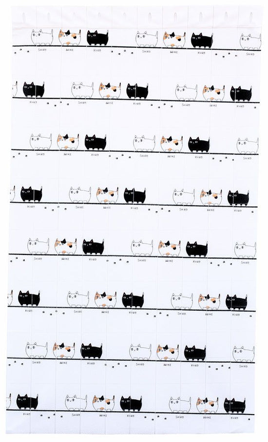 Three Cat Brothers Accordion Curtain (2 kinds)