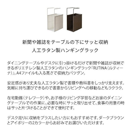 Resin rattan hanging rack