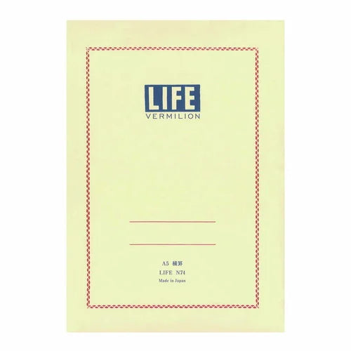 LIFE Vermilion Notebook – A5, Ruled