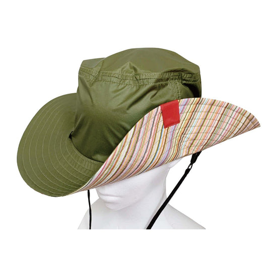 [Fes Hat]dullbo Dullbo -All Weather Hat - Khaki & Multi-Stripe