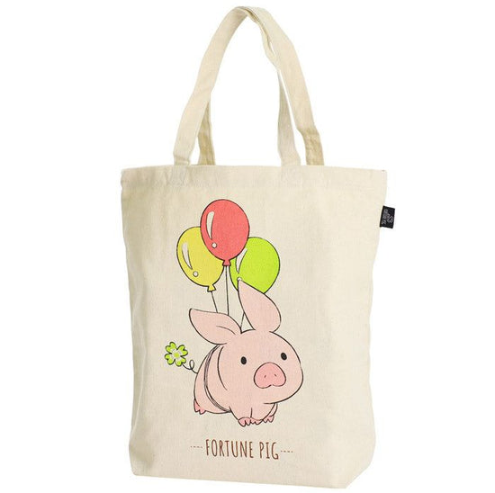 Fortune Pig Tote Bag Large Balloon (23232)