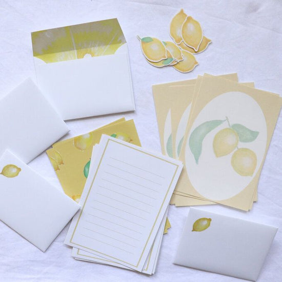 Lemon Mini Letter Set