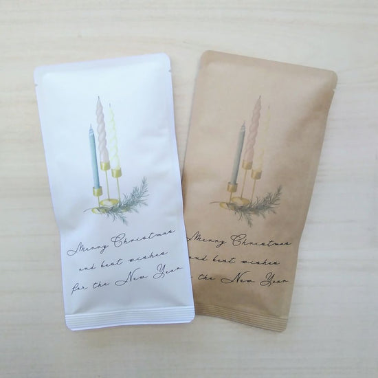 Tea Mail (Christmas Candle, Japanese black tea tea bag, 3g x 5p) [black tea/gift].