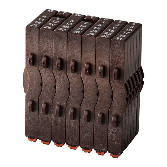 Shachihata Connected Number Stamp – Perpetual Calendar