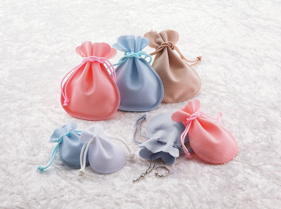 Suede Drawstring Pouch S Size 50 Pieces PO-02-S