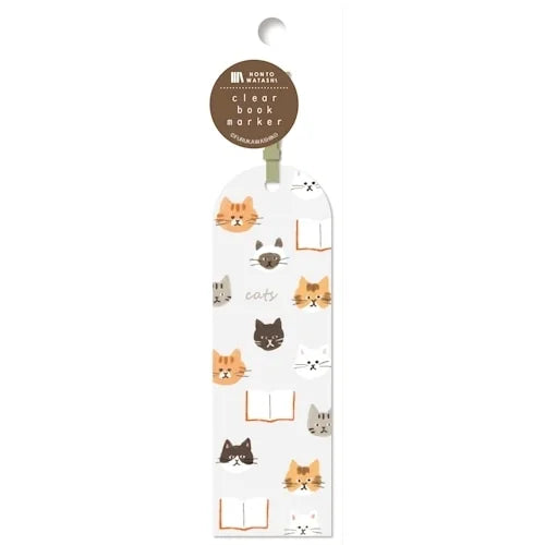 Furukawa Shiko Clear Bookmark – All Sorts of Cats