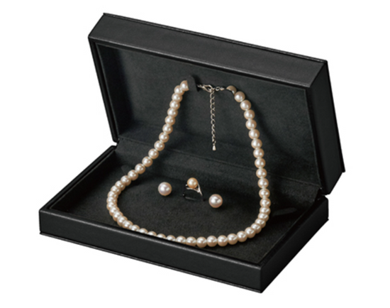 Pearl Necklace Case for Ring, Earring and 3 Necklaces, High Value GALLANT2 Series, 6pcs AR-NER228