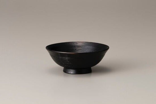 Chestnut 3.5 Sake Cup, Kurozuri SX-0449 This distinctive sake cup is wheel-thrown from raw chestnut wood.