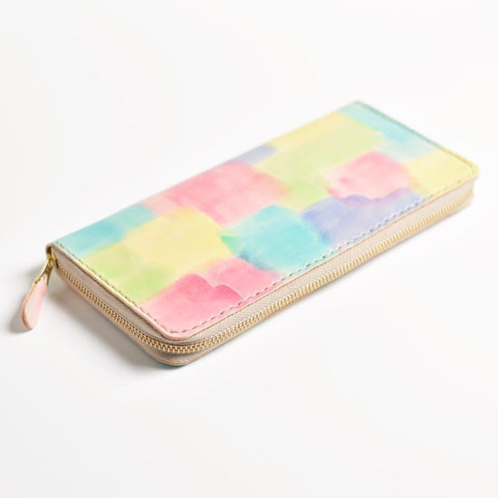 Princess Pastel No.251 (round zipper long wallet)