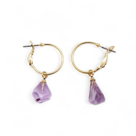 Buds Amethyst Pierced earrings