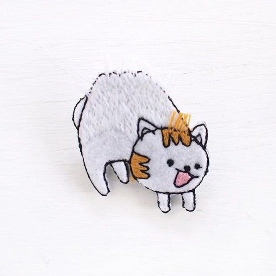 [Pokephus bibili neko batch, brown, brooch