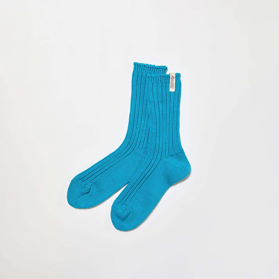 Low Gauge Socks "Valencia" S (22-24cm) - Turquoise