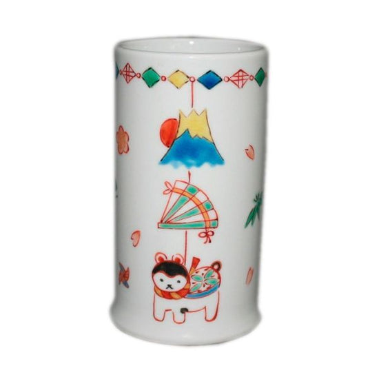 [Eisyou] Brush tube with hanging decoration design