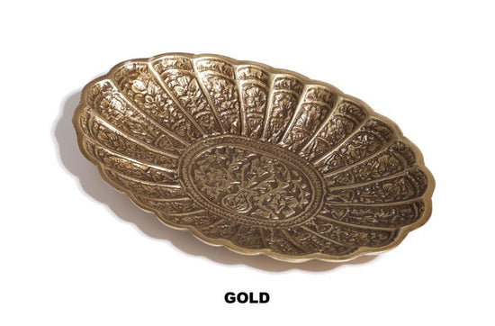 Brass Oval Plate (2 colors) M31-0824 [Expected to arrive in late Feb.]