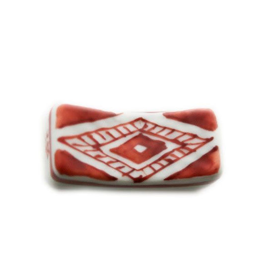 [Eisyou] Chopstick rest with cobblestone design (red)