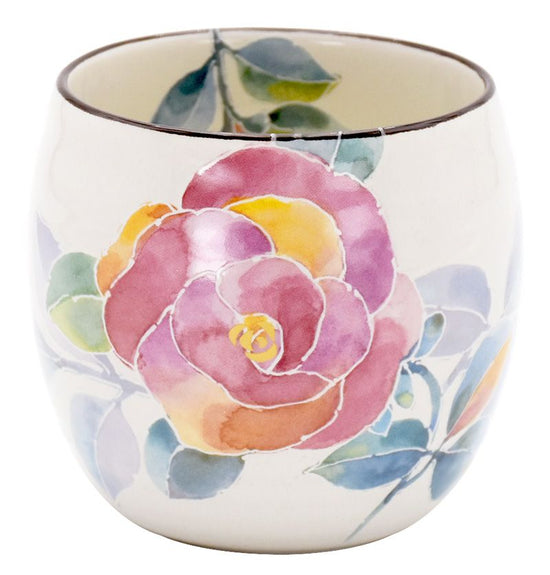 Language of Flowers Rose Round Cup