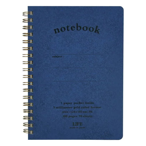 LIFE Pocket Notebook – B6, Blue