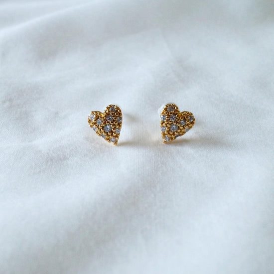 Silver925 Zirconia Heart Pierce P031