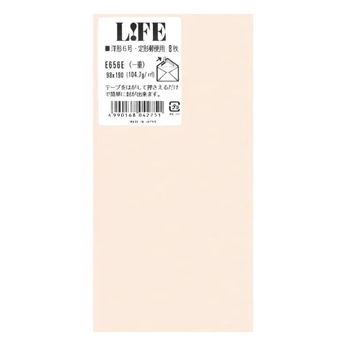 LIFE Self-Seal Color Envelope – Yo-6, Pink