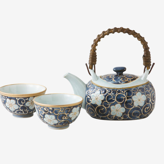 Karakusa Kikyo One Cup Tea Set