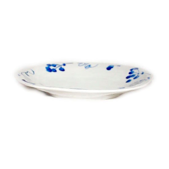 [Eisyou] Eight-sided Oval Dish with Design of Back to the Mountain