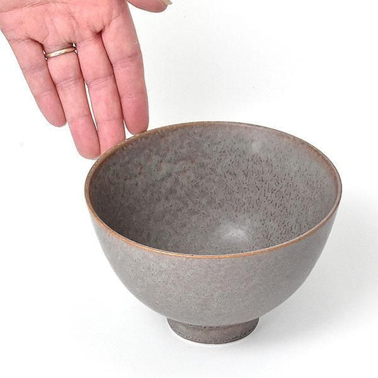 Cuisine Glazed Brown Bowl M Brown Western Tableware Round Bowl Tea Bowl Made in Japan Minoyaki Fashionable Modern