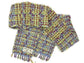 Handwoven tweed scarf | thin switch ♭88 [made with apparel leftover yarn]