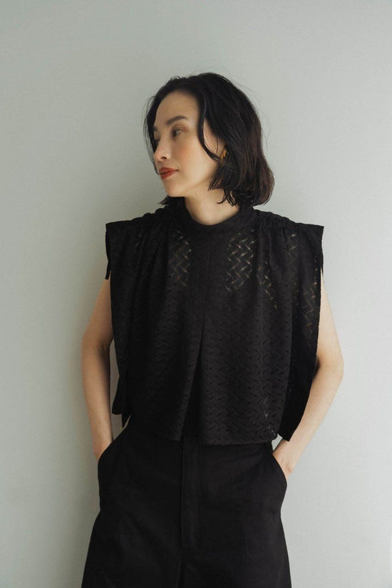 2way Drost Lace Blouse/Black